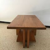 Solid elm coffee table from the 80s