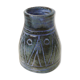 Scarified ceramic vase by Olivier Pettit vintage