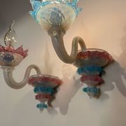 Murano glass wall lights from the 1960s