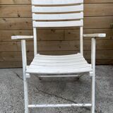 Folding garden armchair, 50s
