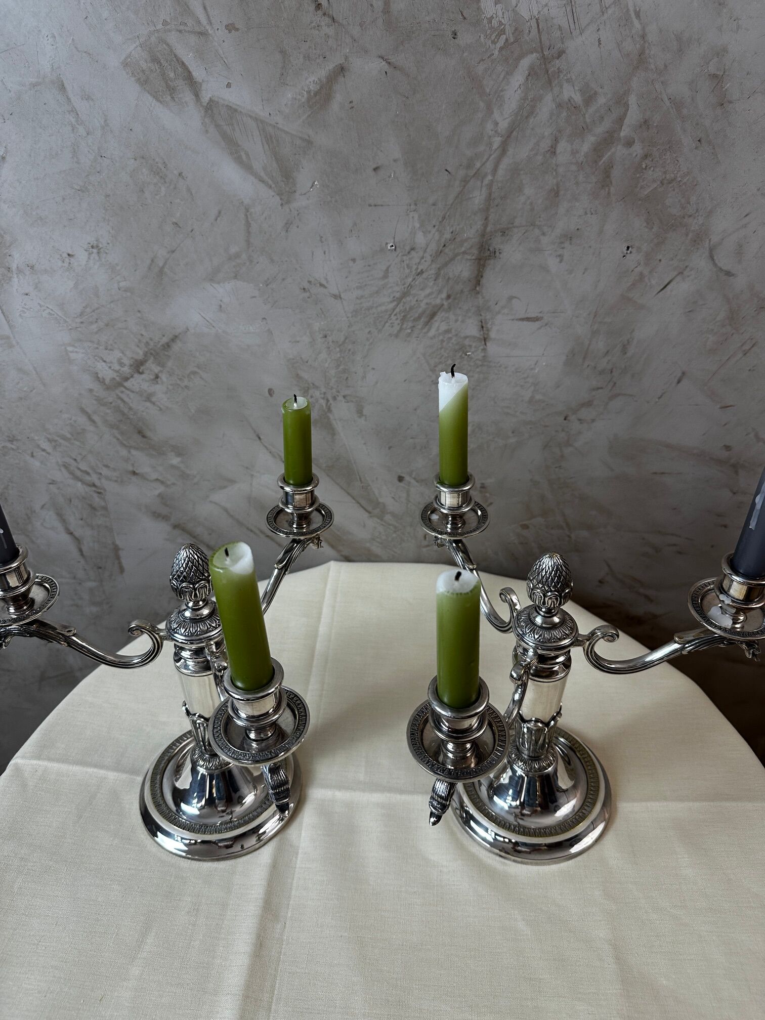 Paire de chandelier