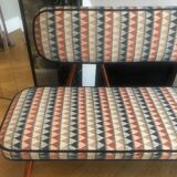 Mambo Unilimited printed velvet bench