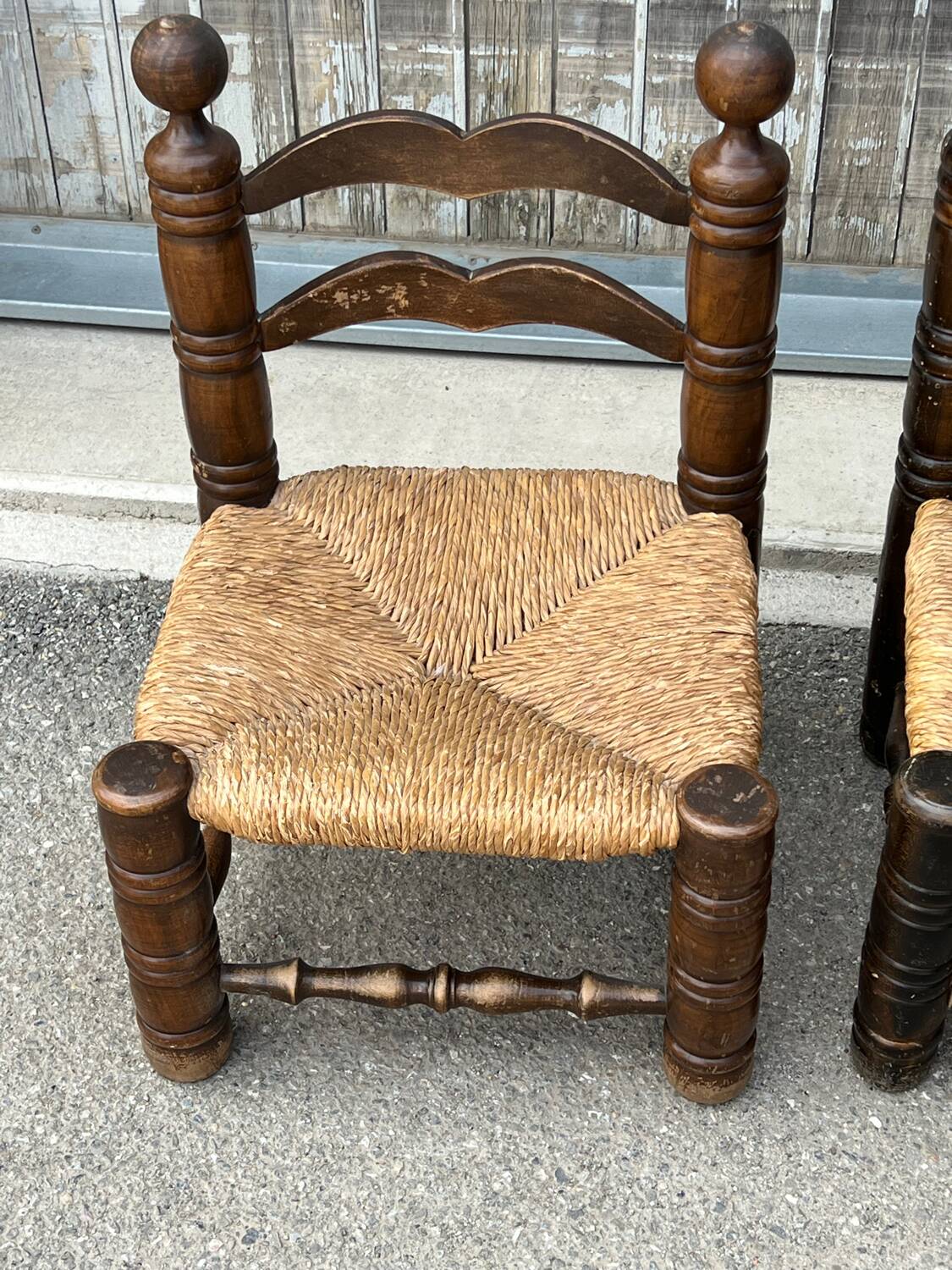 Pair of low chairs