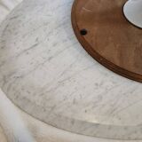 Table basse Tulipe Saarinen pour Knoll ovale marbre