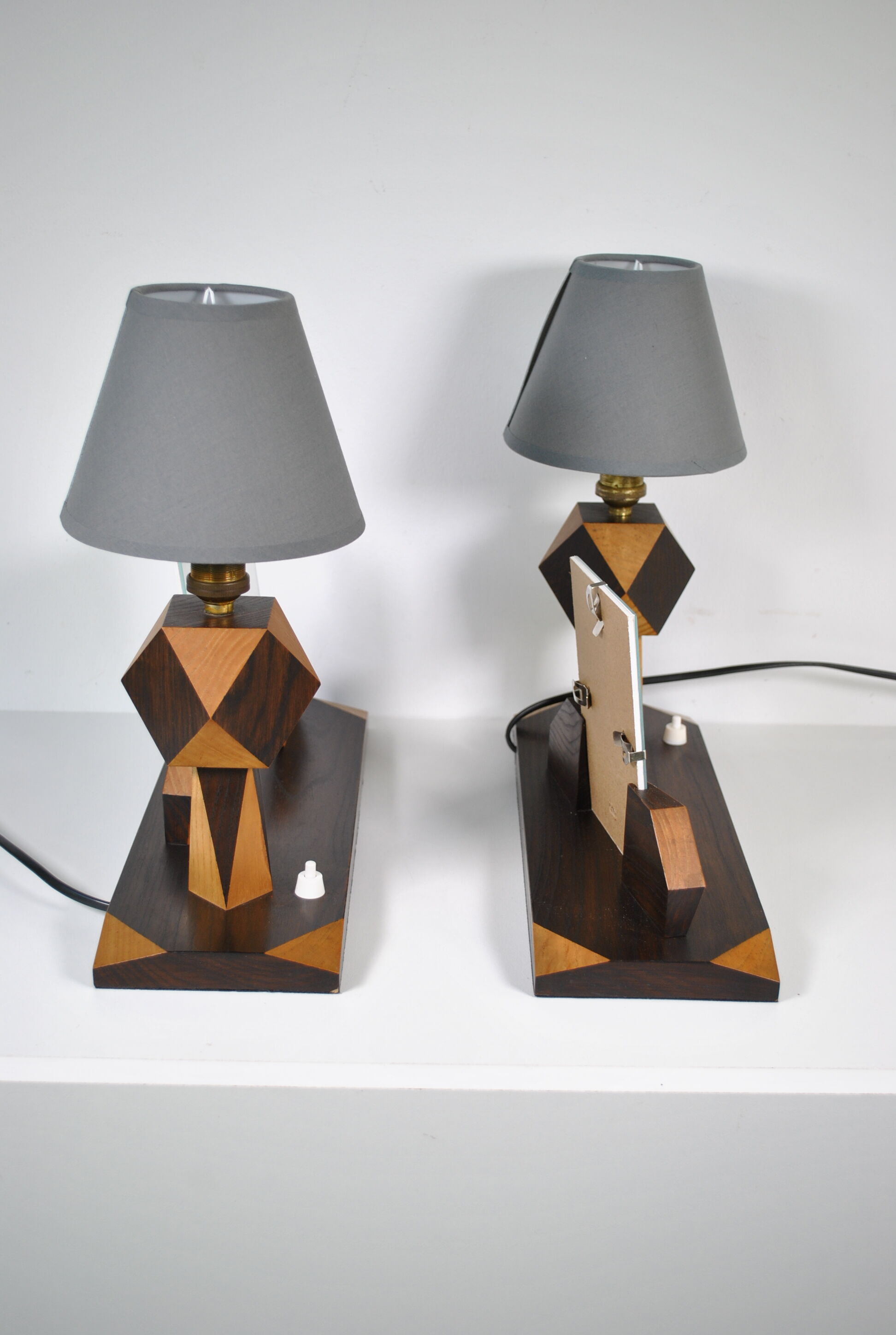 Lampes de chevet porte photo 1960