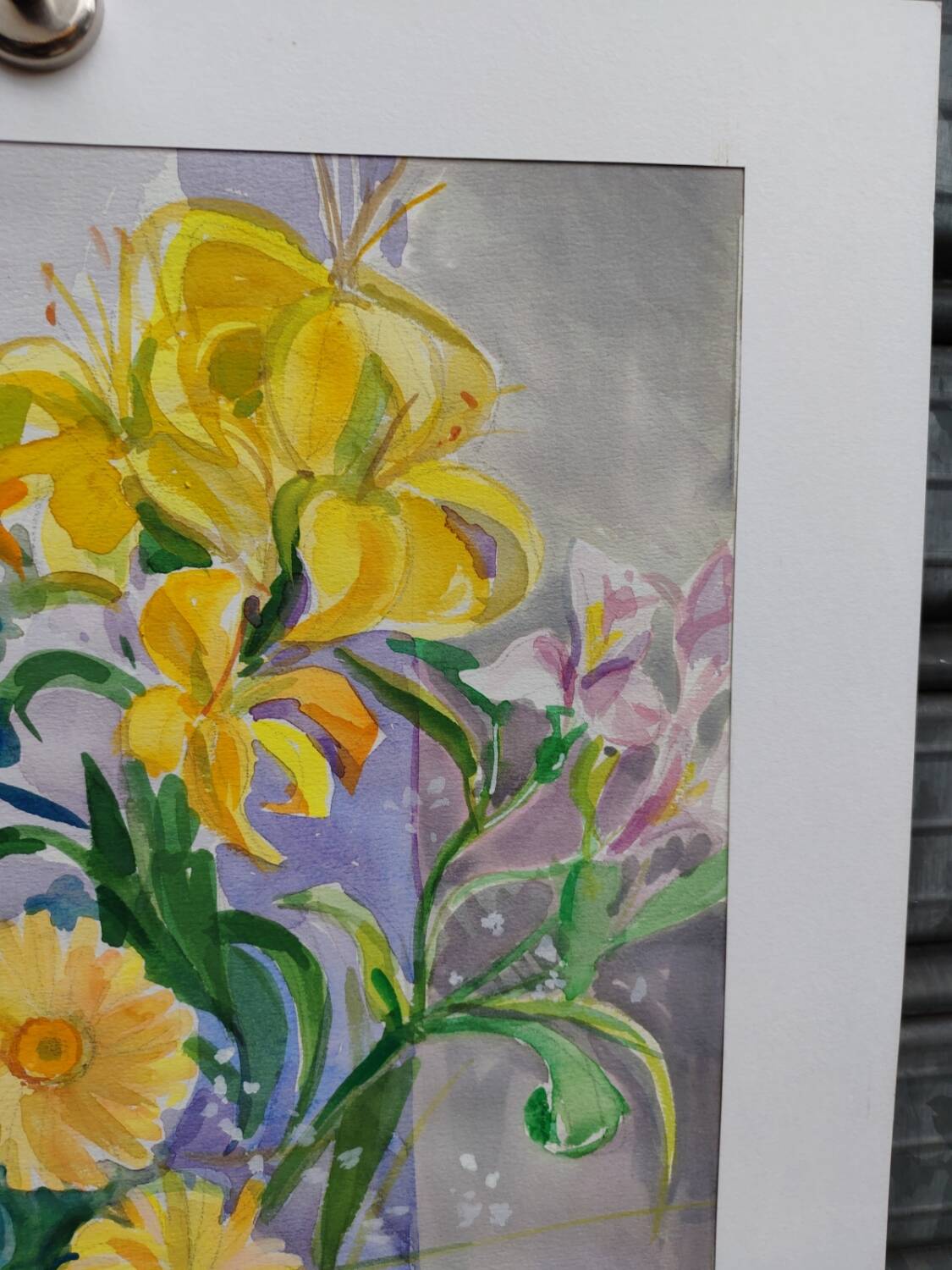 Watercolour by Michel Roubille, 1987.