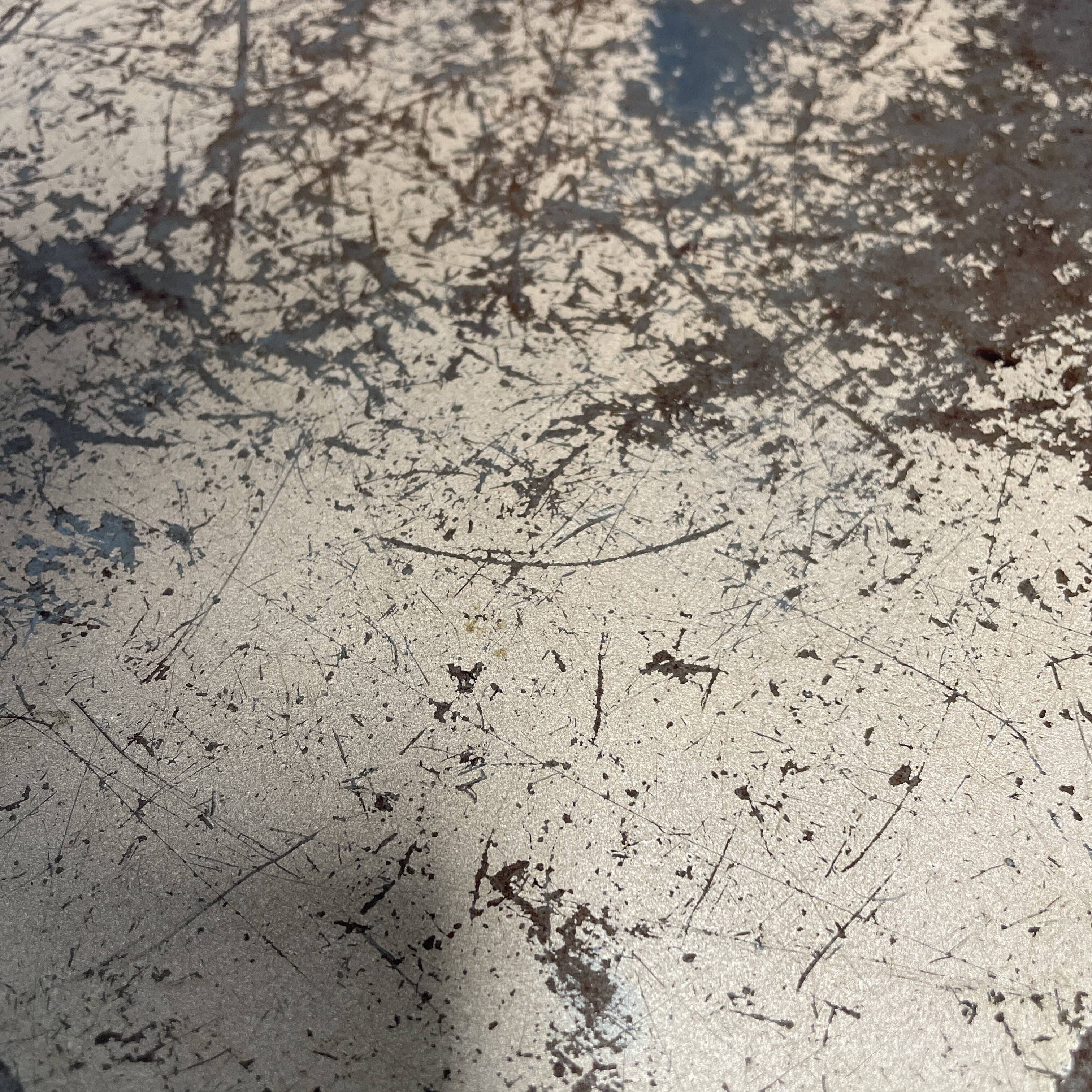 Industrial vintage iron side table