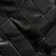 Chaises longues en cuir noir patchwork suédoises modernes du milieu du siècle d'IKEA