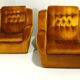 A Pair of Vintage Comfortable Armchairs, Jitona, 1980s