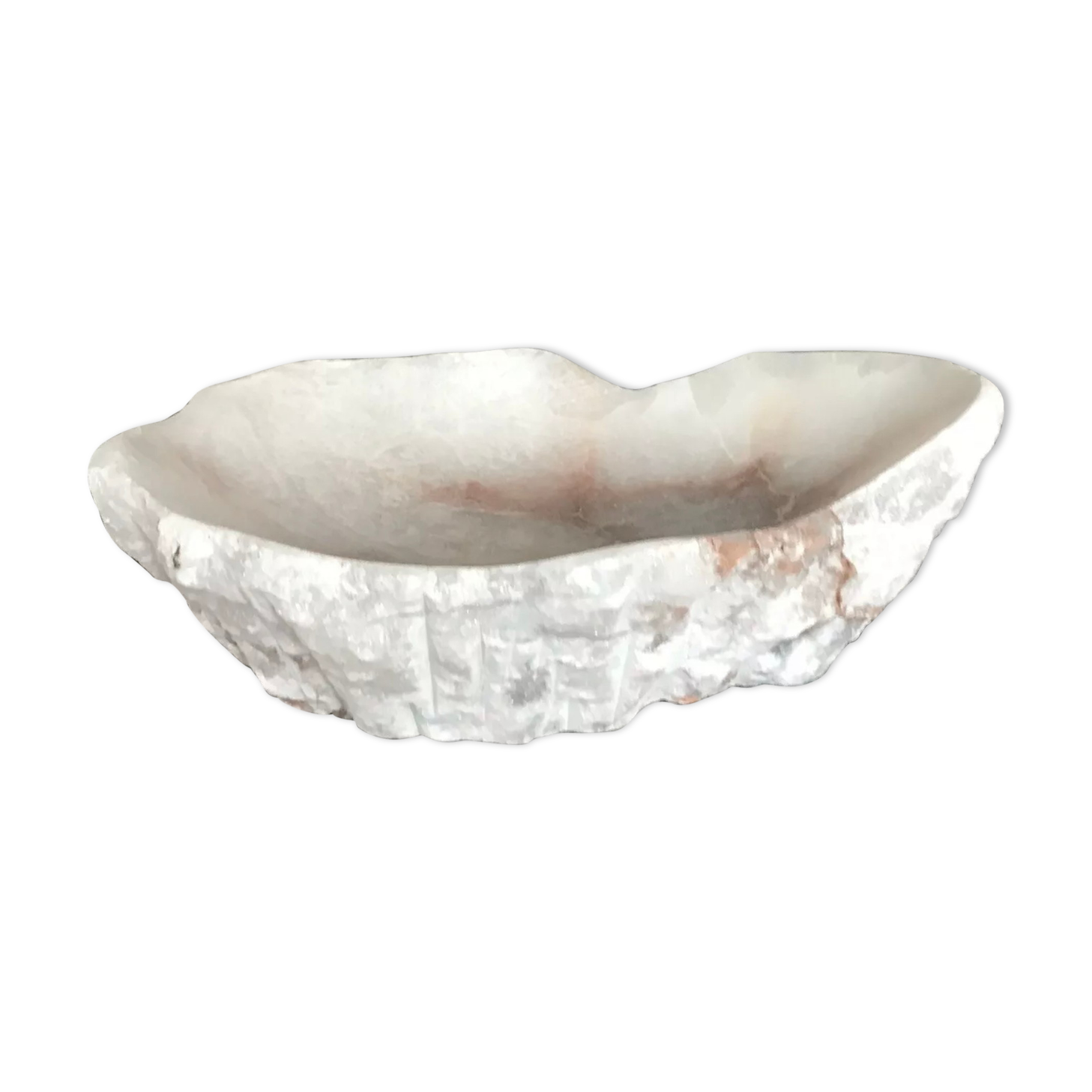 Ashtray in alabaster of Alfredo Albastros mod.327
