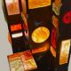 1970s Longobard Floor Lamp – Hammered Glass & Wrought Iron, Italy