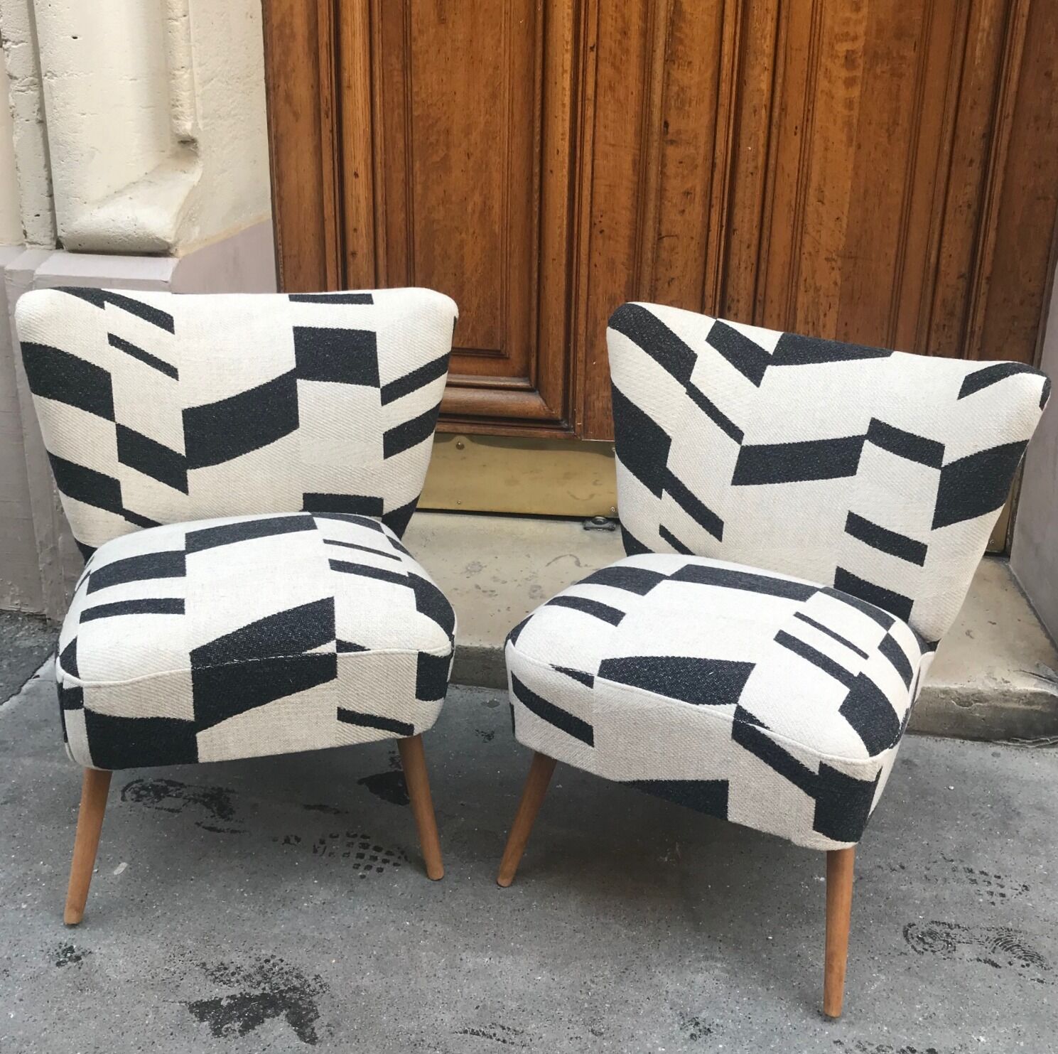 Pair of cocktail chairs