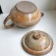 Théière en grès artisanal années 70