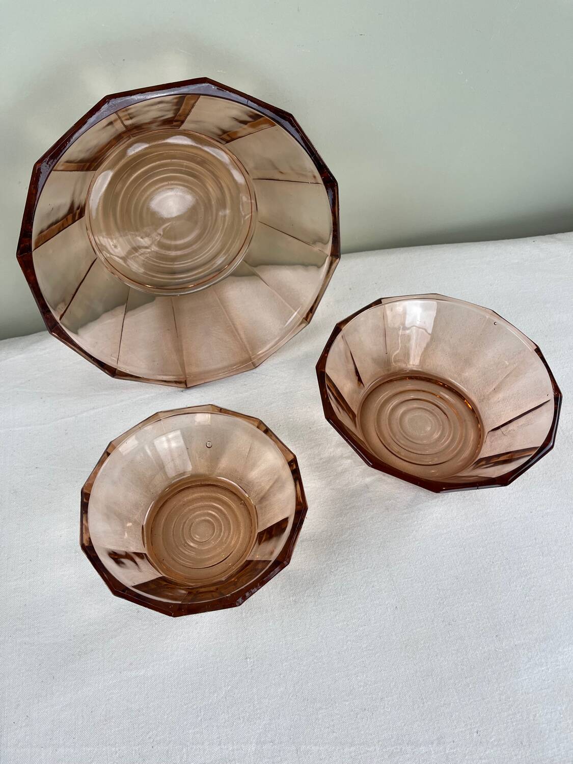 Rosaline salad bowl trio