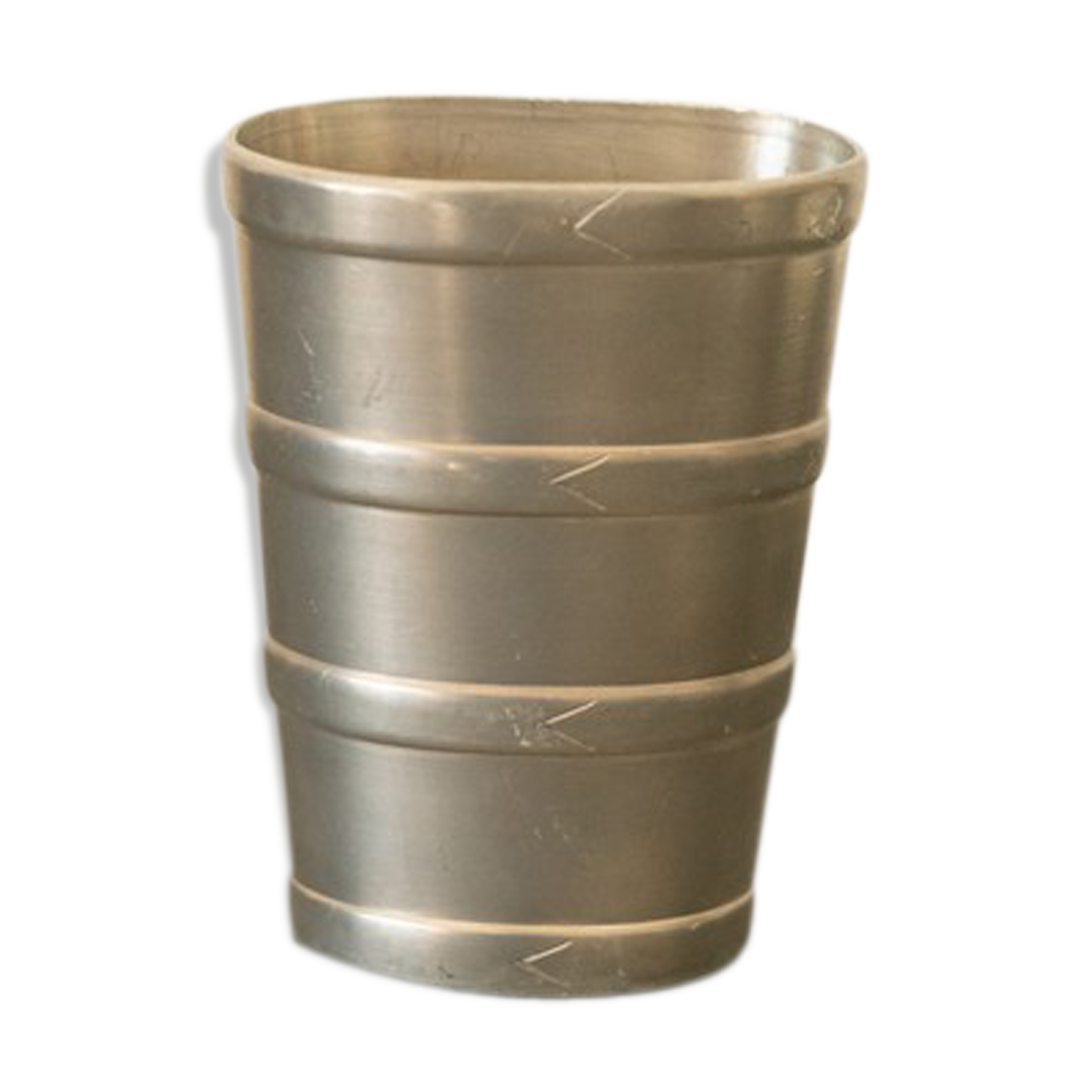 Tin cup