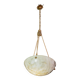 Great size superb Art Deco white alabaster chandelier, 1930s