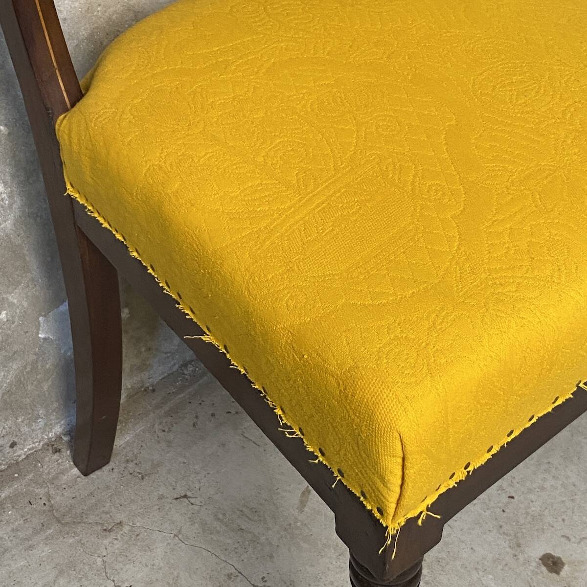19th-century mahogany chair