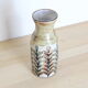 Malarmey ceramic vase in Vallauris, leaf motifs