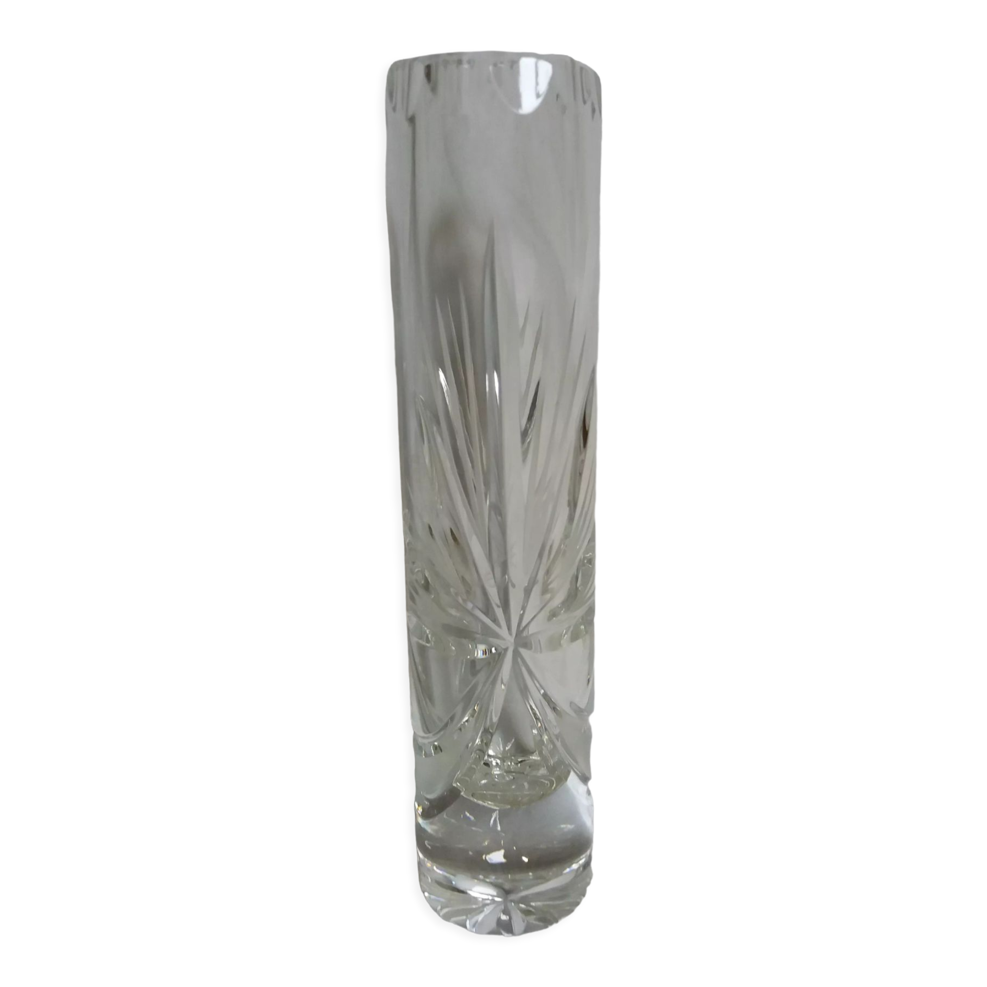 Glass or cut crystal soliflore vase