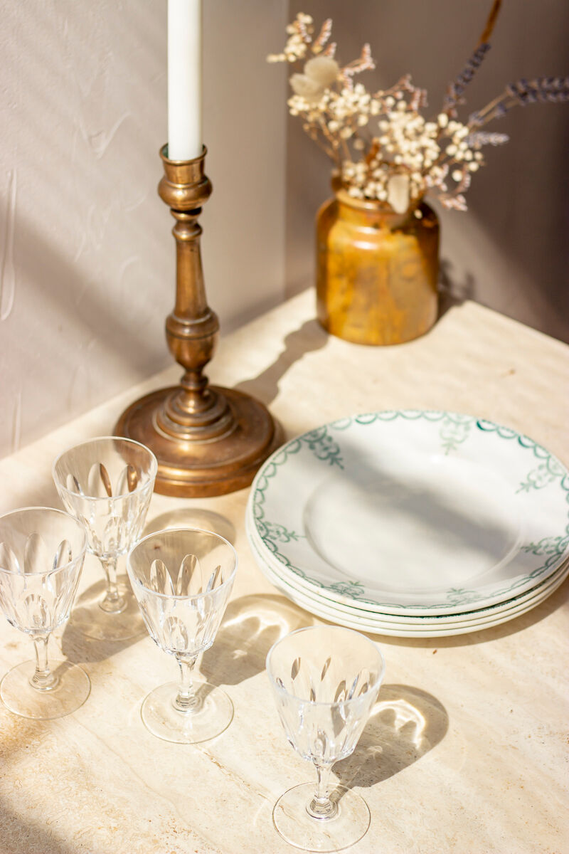 4 flat plates iron earth - Moulin des loups and Hamage