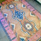 Kilim carpet pastel colors 125x187cm