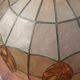 Mother-of-pearl and brass pendant light
