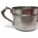 Tableware, set of three silver-plated tea cups, early 20th century