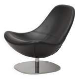 Egg / Tirup leather chair by Carl Öjerstam for Ikea vintage 2007