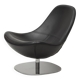 Fauteuil Egg / Tirup en cuir par Carl Öjerstam pour Ikea vintage 2007