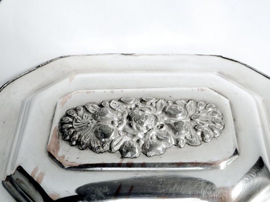Plat à bonbons du 19ème siècle de Fraget, Varsovie, Pologne, 1850