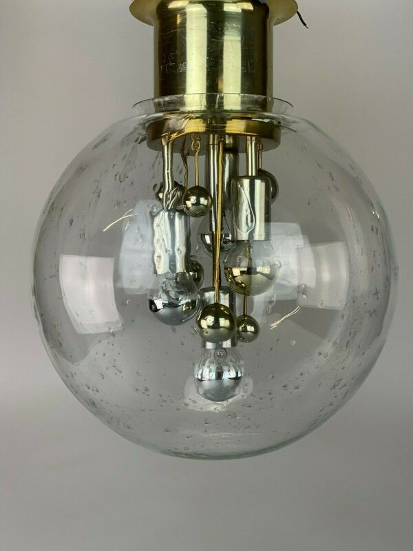 Plafonnier à boule doria en verre espace age design