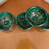 Green enamelled bowls from Ubeda
