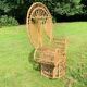 Fauteuil Emmanuel en rotin et osier naturel