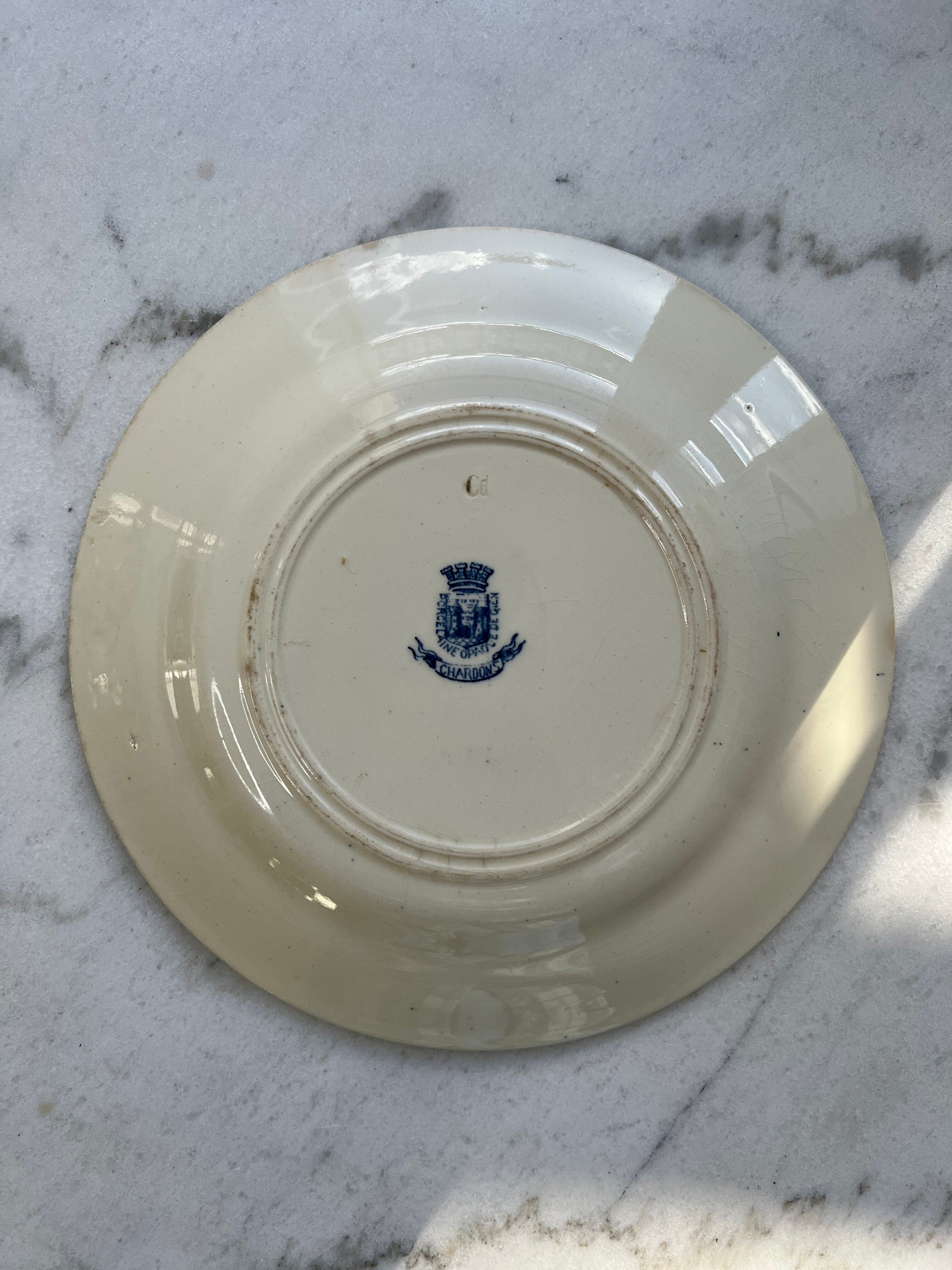 Plate at Chardon Gien