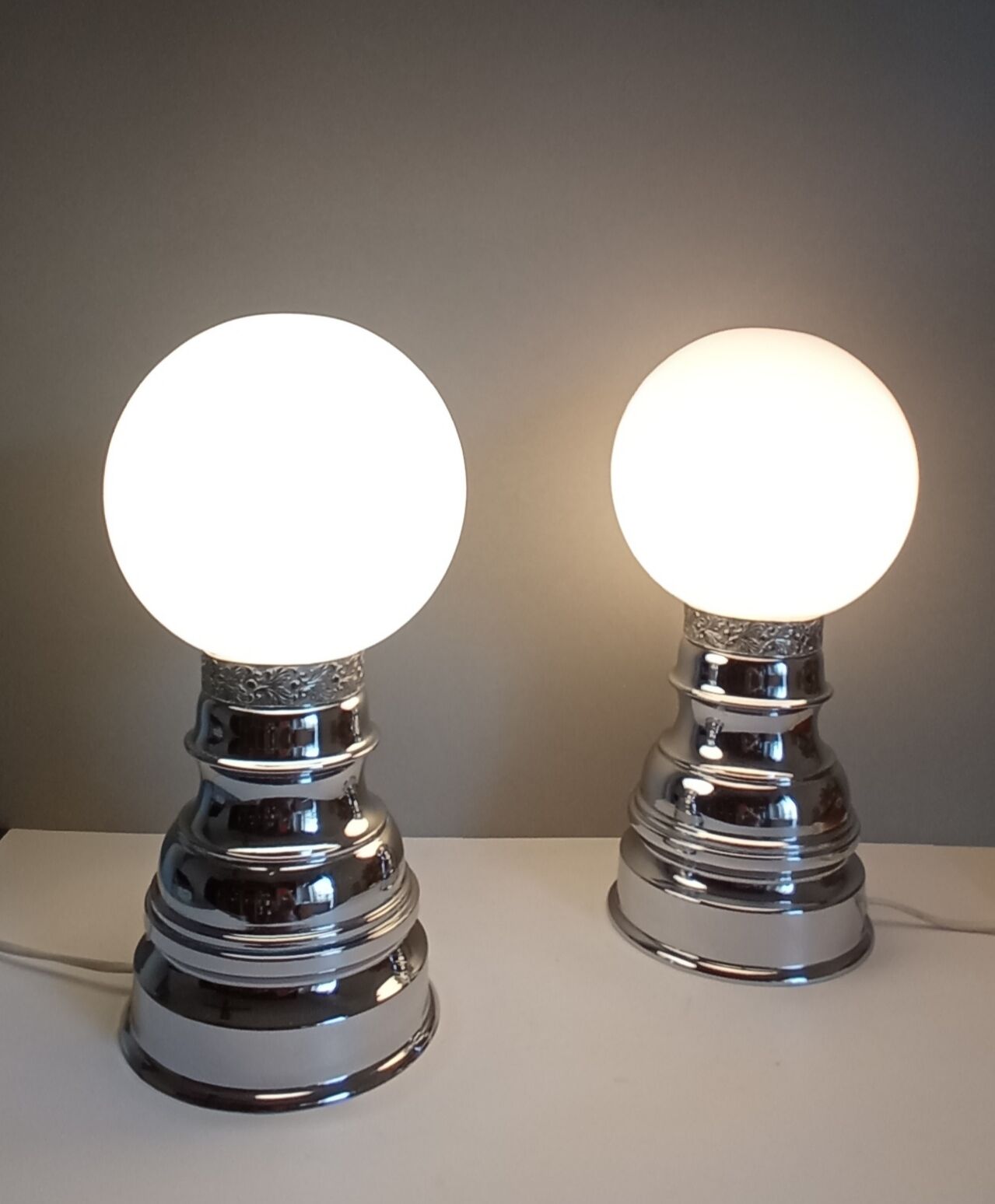 Pair of vintage lamps