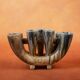 Art Nouveau flower pot in flamed stoneware by Charles Greber