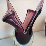 Sommerso Murano Vase Italy