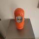 Vintage culbuto lamp in orange metal 1970s.
