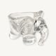 Cendrier éléphant en cristal de Vannes