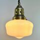 Chandelier 1920 opaline brand bag paris petit modele