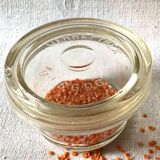 Set of two Pyrex jars