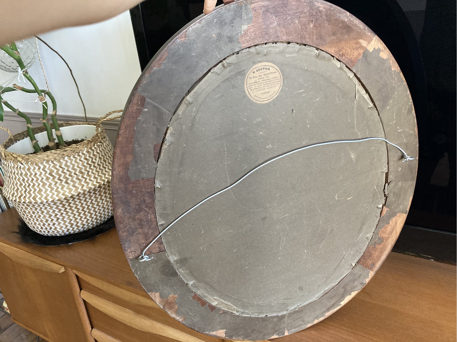 Old portrait painting