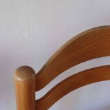 Pair of rustic straw chairs