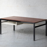Coffee table, TU04, by Cees Braakman for Pastoe with magazine holder, Holland 1960’s