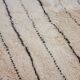 Moroccan beni ourain woollen rug with stripes 180x270cm