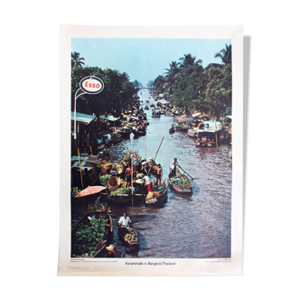 Affiche pédagogique Bangkok, Thaïlande, 1969