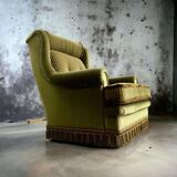 Vintage green single-seater / armchair / club chair