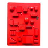 Wall organizer by Dorothee Becker for Maurer / Uten.silo I model, retro organizer german design 1969