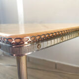 Marble and bronze coffee table Neoclassical style