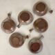 6 tasses en grés J&N Pierlot Ratilly - Puisaye